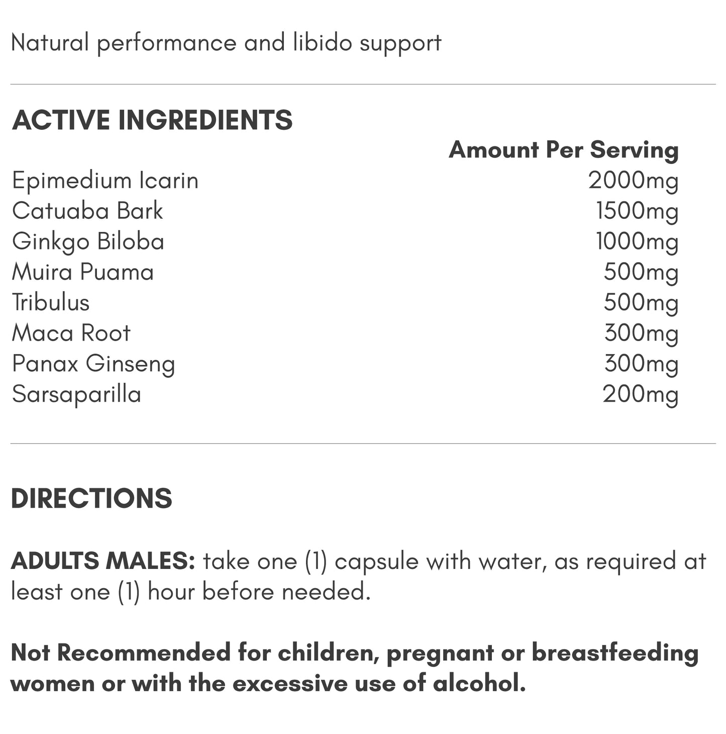 Men's Libido Booster