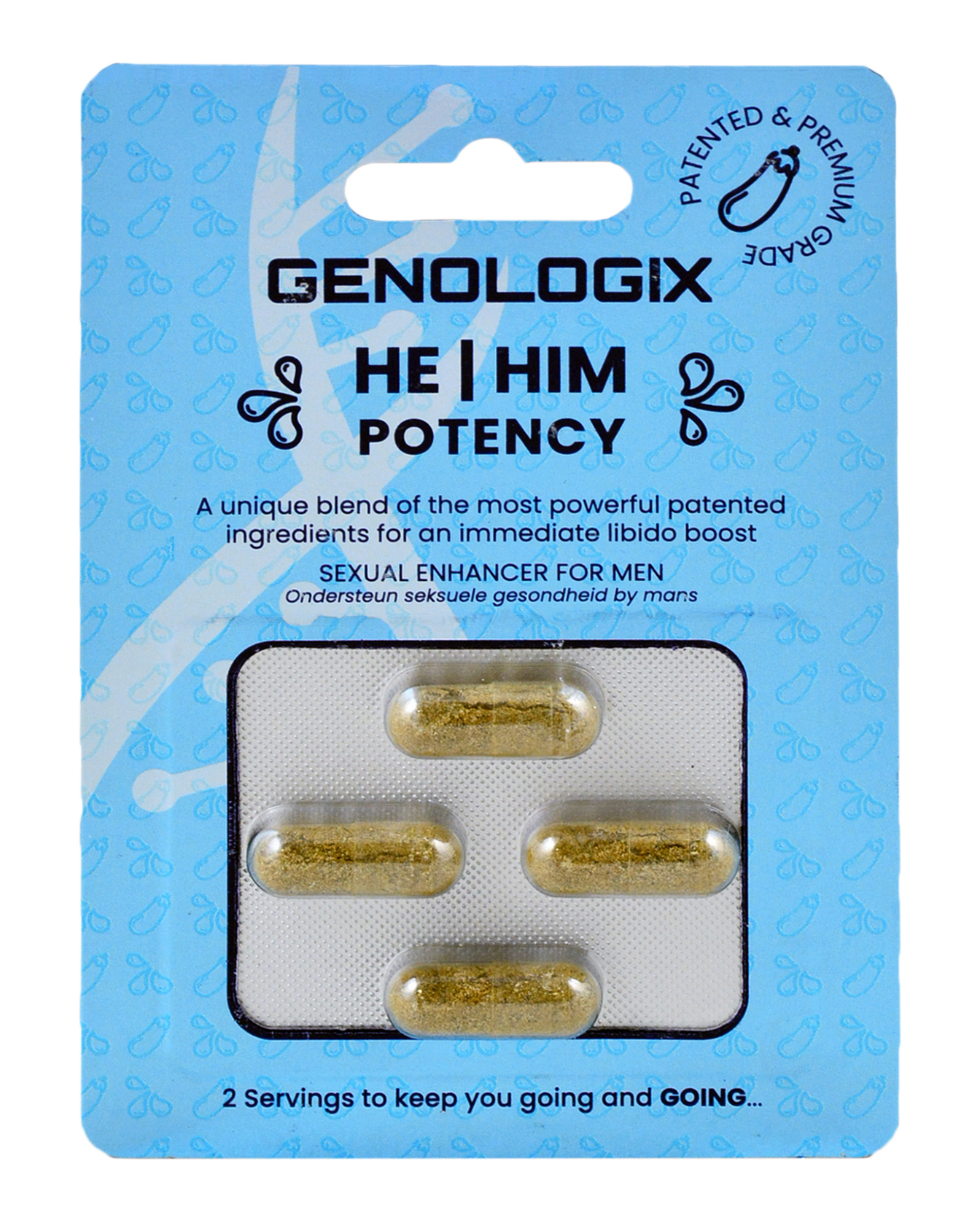 Genologix - HE | HIM POTENCY ™ Patented Libido Booster