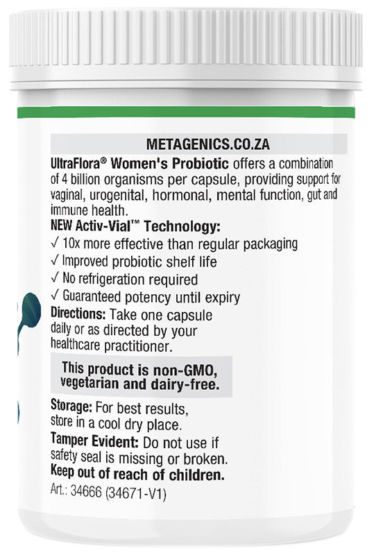 Metagenics UltraFlora Women's Probiotic 30's