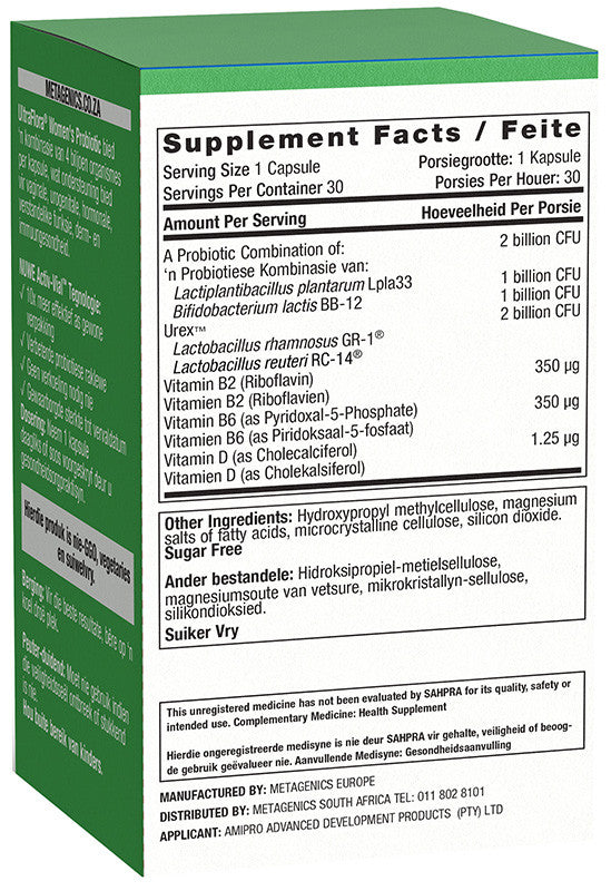 Metagenics UltraFlora Women's Probiotic 30's