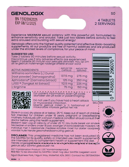 Genologix - SHE | HER POTENCY ™ Patented Libido Booster
