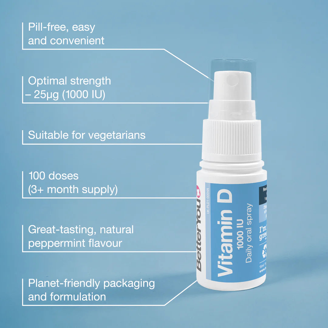 BetterYou - Vitamin D 1000 IU Daily Oral Spray