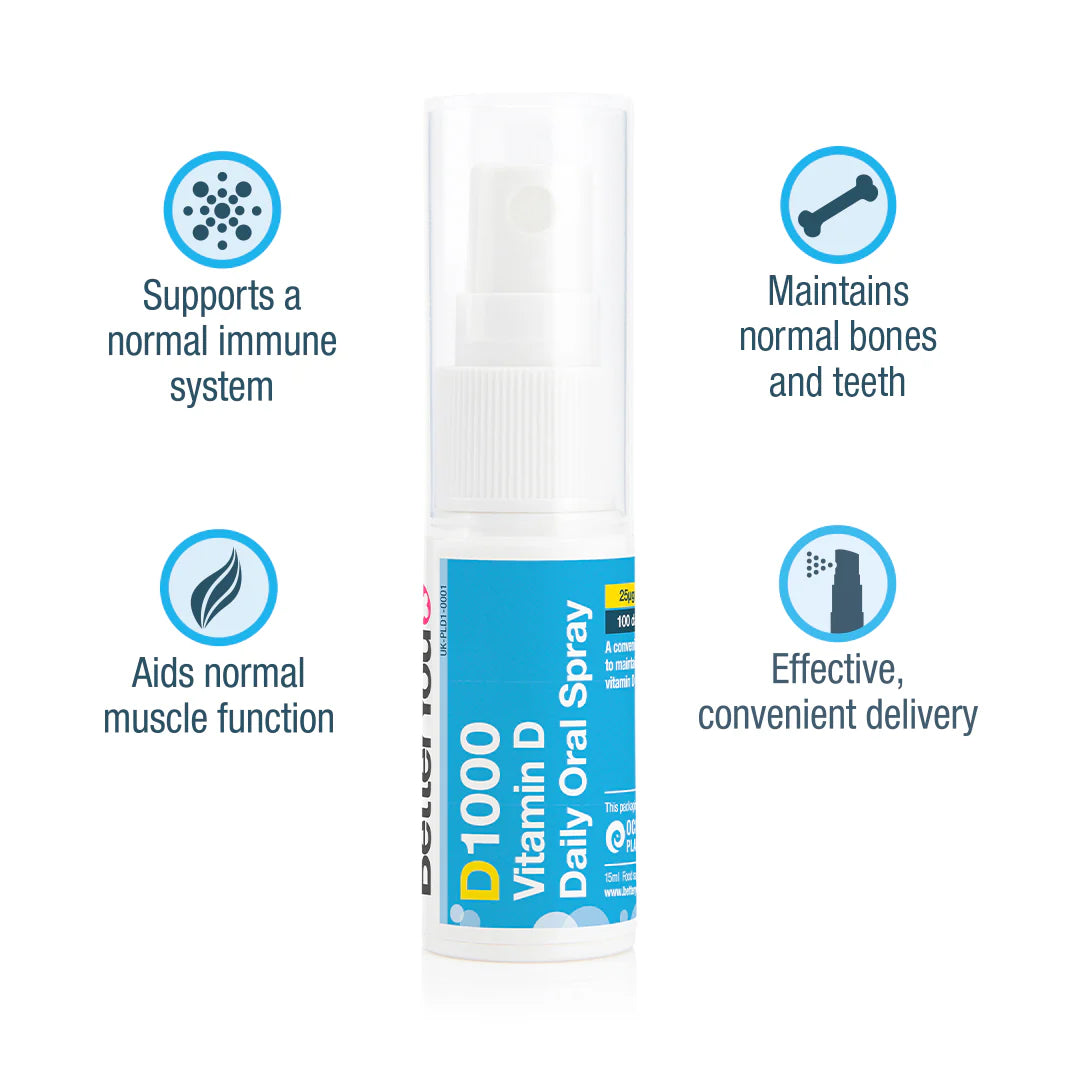 BetterYou - Vitamin D 1000 IU Daily Oral Spray